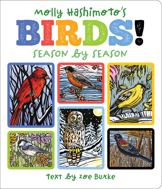 Molly Hashimoto’s Birds! Season by Season Board Book_Front_3D