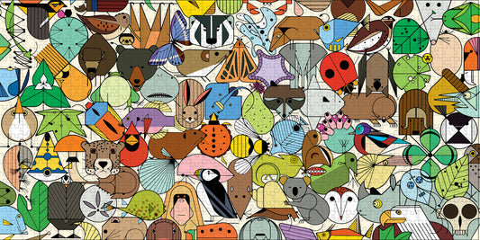 Charley Harper: Beguiled by the Wild 1000-Piece Jigsaw Puzzle_Primary