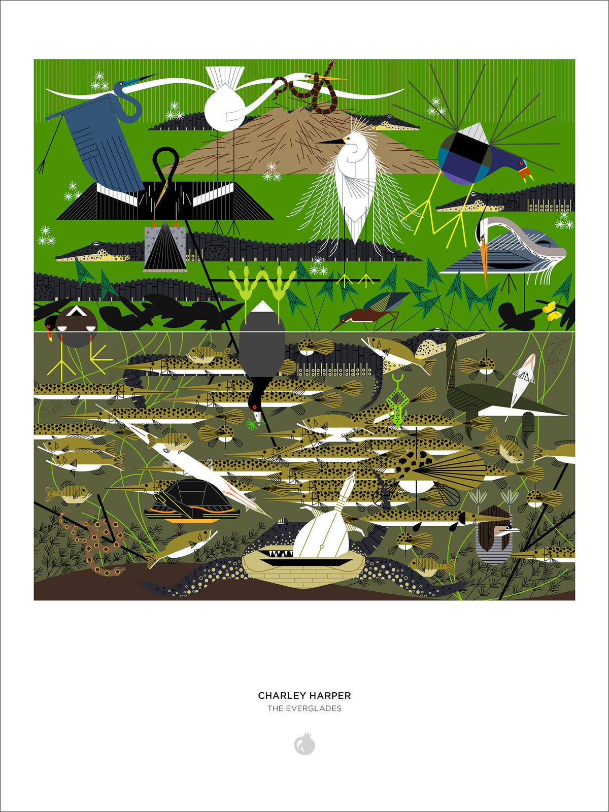 Charley Harper: The Everglades 1000-Piece Jigsaw Puzzle_Interior_1