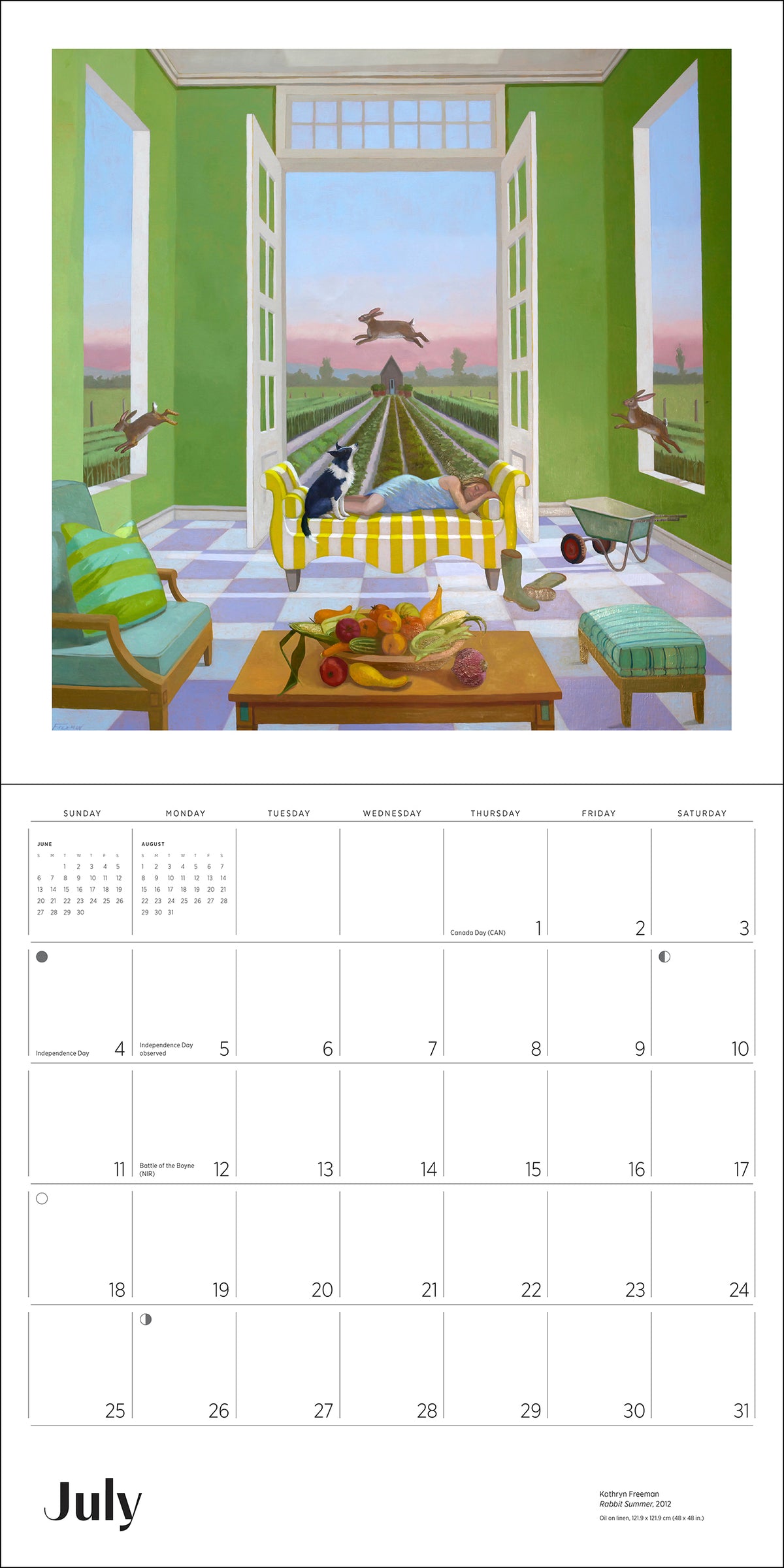 Kathryn Freeman: Daydreams 2027 Wall Calendar_Interior_2
