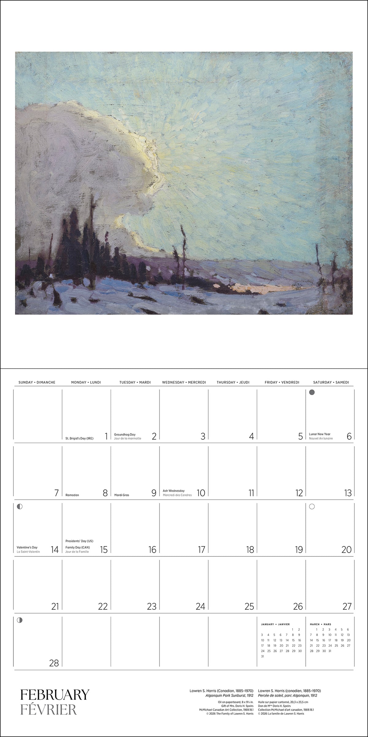 Lawren S. Harris 2027 Wall Calendar_Interior_2