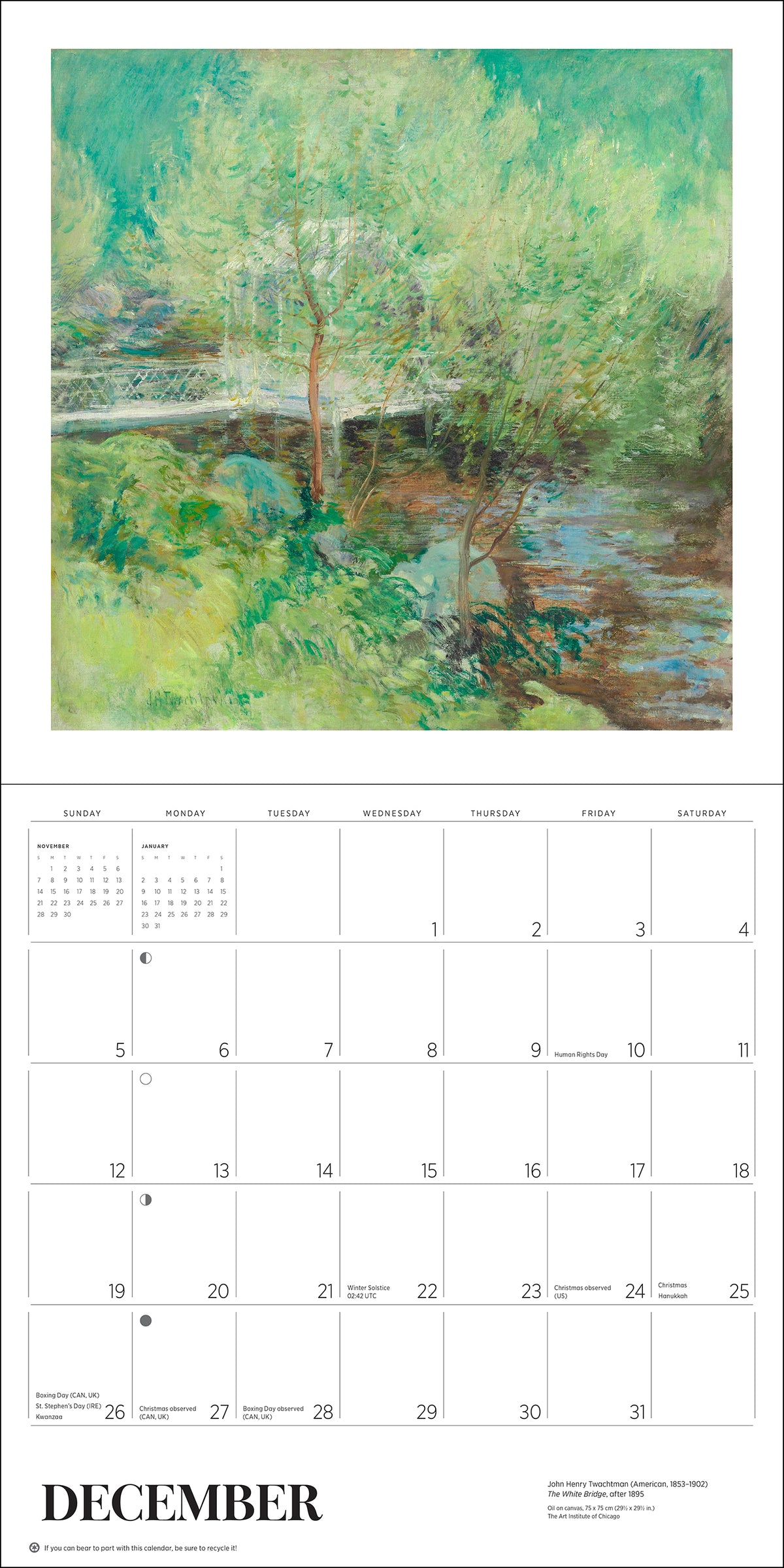 Gardens of the Impressionists 2027 Wall Calendar_Interior_3