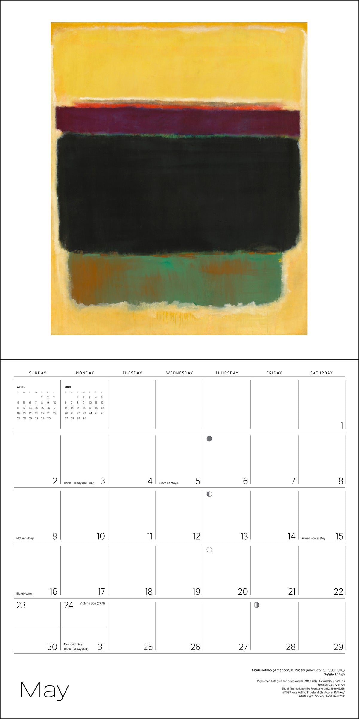 Rothko 2027 Wall Calendar_Interior_5