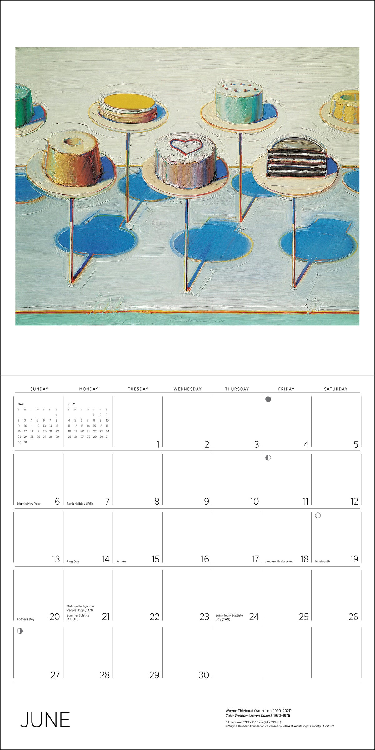 Wayne Thiebaud 2027 Wall Calendar_Interior_5