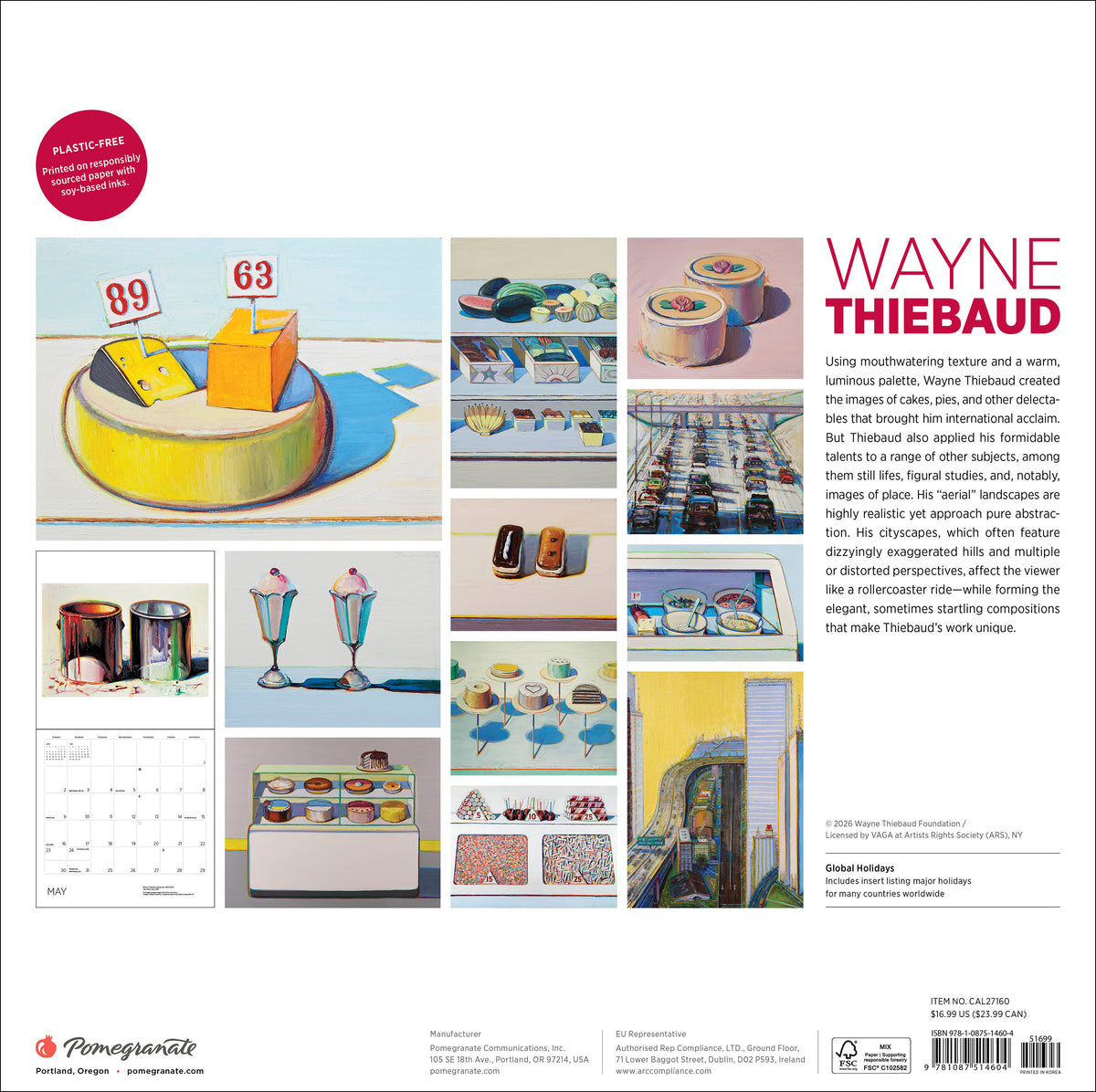 Wayne Thiebaud 2027 Wall Calendar_Back_Multipiece