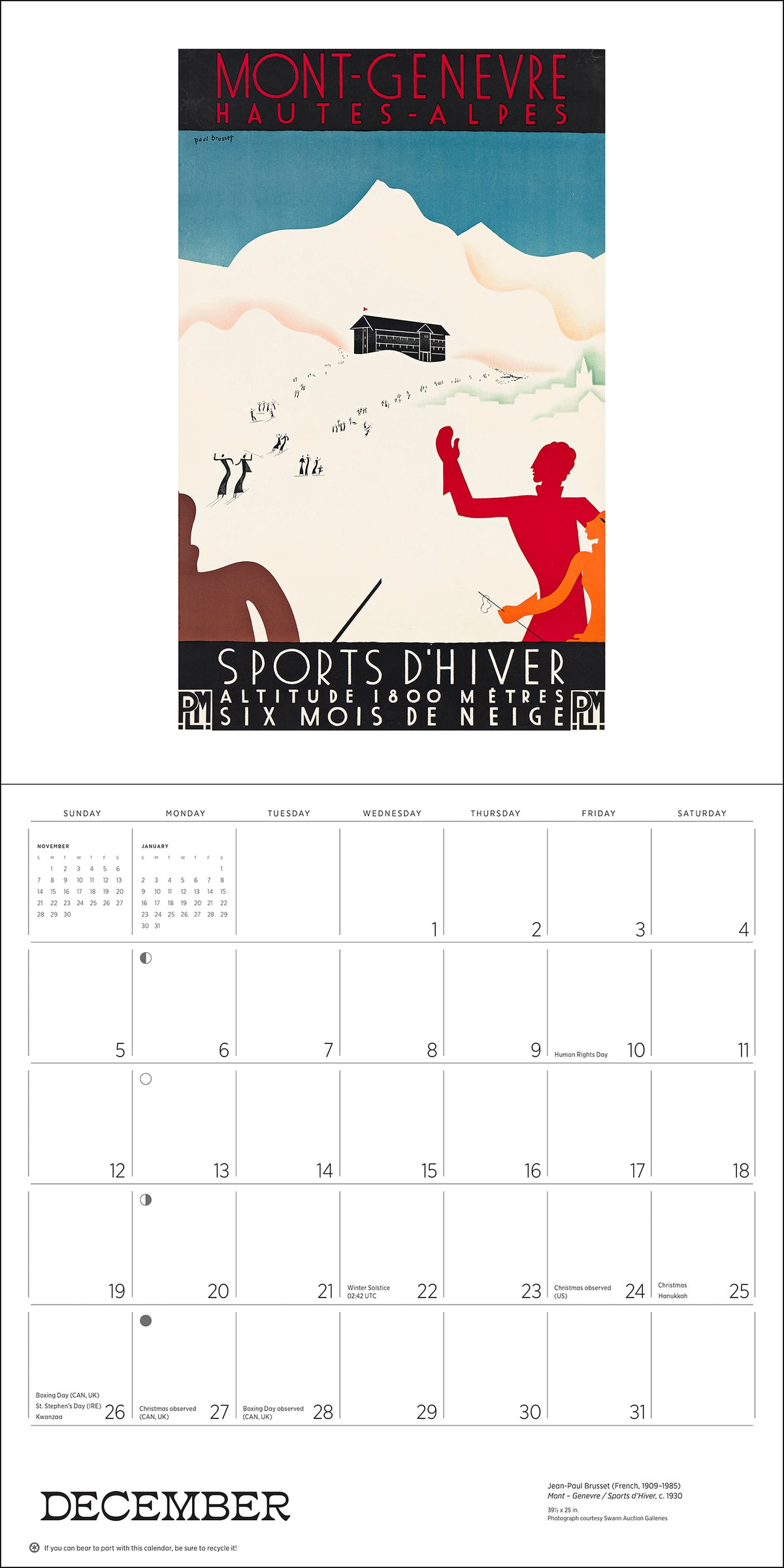 France: Vintage Travel Posters 2027 Wall Calendar_Interior_5