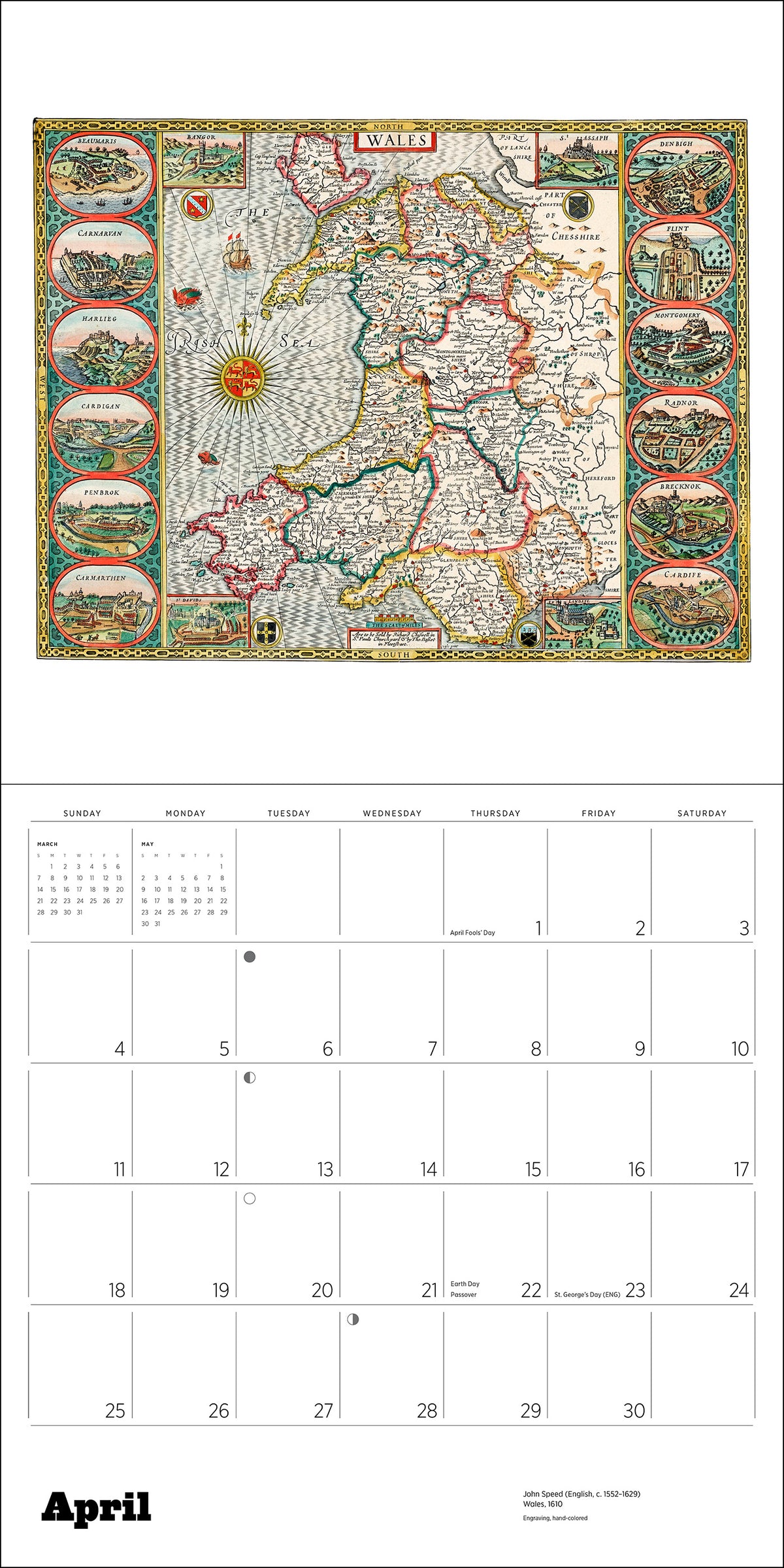 Antique Maps 2027 Wall Calendar_Interior_4