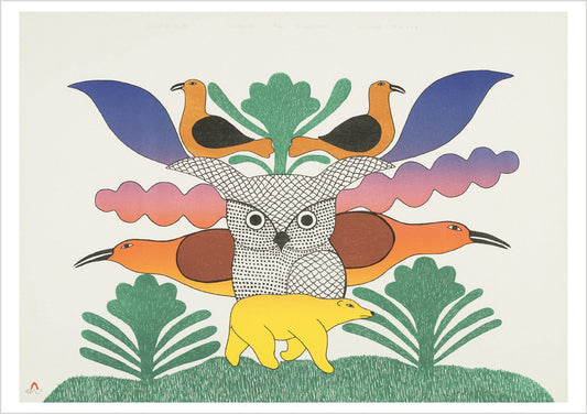 Kenojuak Ashevak: Owl at the Centre Notecard_Front_Flat