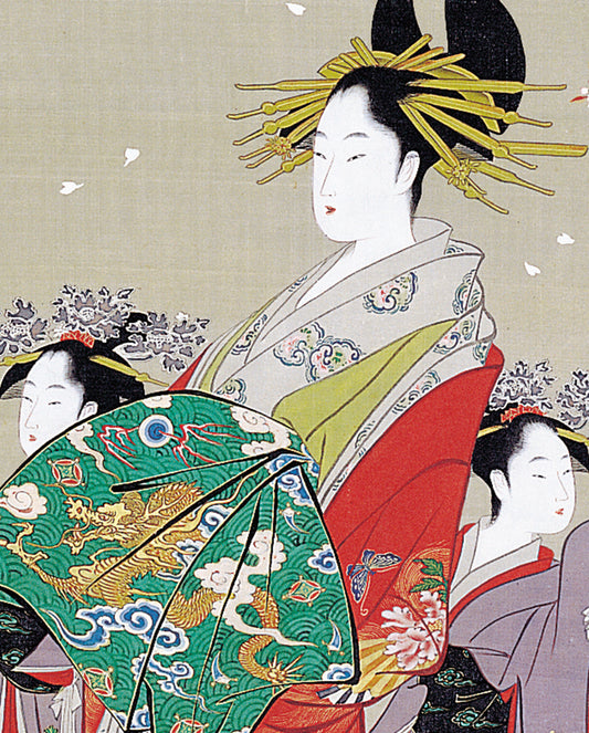 Hosoda Eishi: Beauties of the Seasons Bookmark_Front_Flat