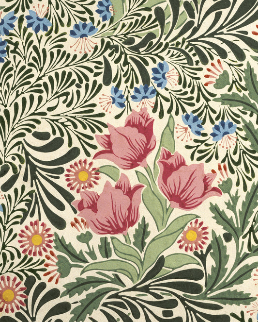 William Morris: Bower Pattern Bookmark_Front_Flat