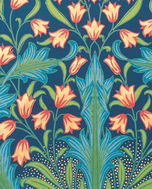 William Morris: Harebell Pattern Bookmark_Front_Flat