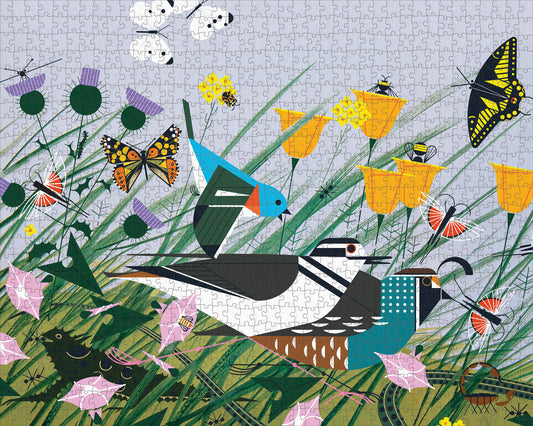 Charley Harper: Once There Was a Field 1000-Piece Jigsaw Puzzle_Primary