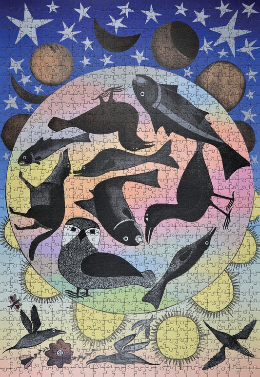 Kenojuak Ashevak: Siilavut, Nunavut 1000-Piece Jigsaw Puzzle_Primary