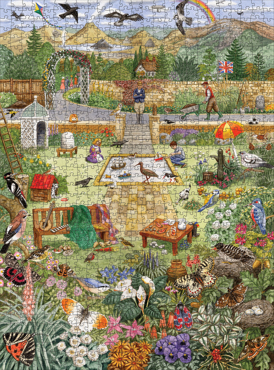 Gale Pitt: Alphabet Garden 1000-Piece Jigsaw Puzzle_Primary