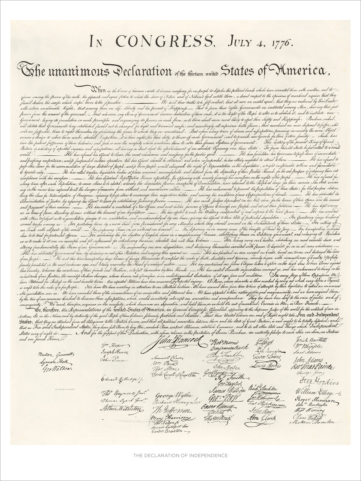 Gareth Fuller: Map of DC and The Declaration of Independence 1000-Piece Double Sided Jigsaw Puzzle_Interior_1