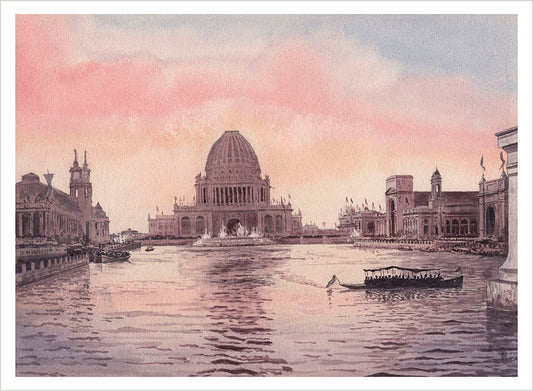 The White City: Chicago's World's Columbian Exposition of 1893 Book of Postcards_Front_Cover