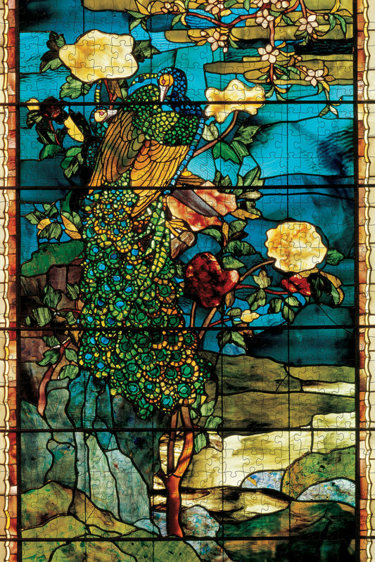 John La Farge: Peacocks and Peonies II 500-piece Jigsaw Puzzle_Primary