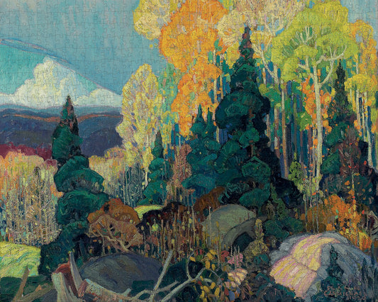 Franklin Carmichael: Autumn Hillside 1000-piece Jigsaw Puzzle_Primary