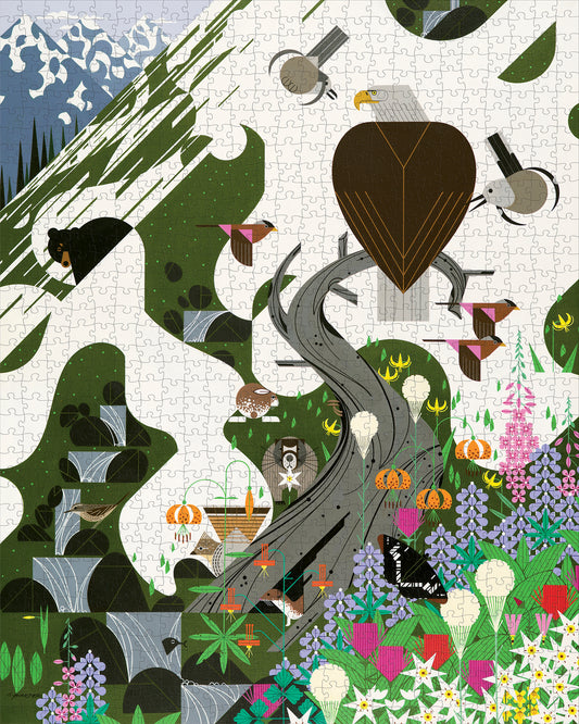 Charley Harper: The Alpine Northwest 1000-piece Jigsaw Puzzle_Primary