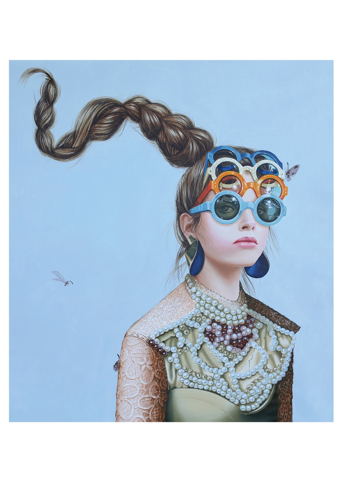 Carlos Gámez De Francisco Girl with Sunglasses Boxed Notecard Assortment_Interior_1