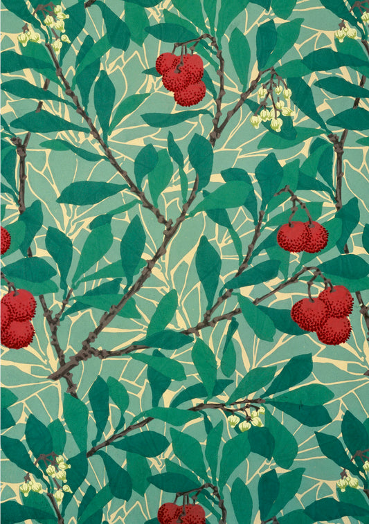 William Morris: Arbutus Holiday Cards_Primary