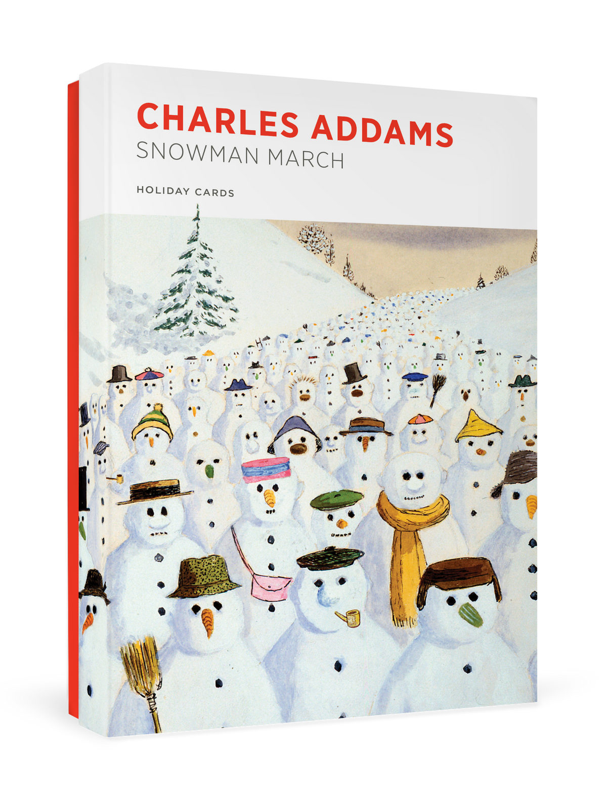 Charles Addams: Snowman March Holiday Cards_Primary