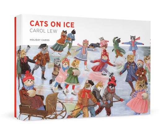 Carol Lew: Cats on Ice Holiday Cards_Primary