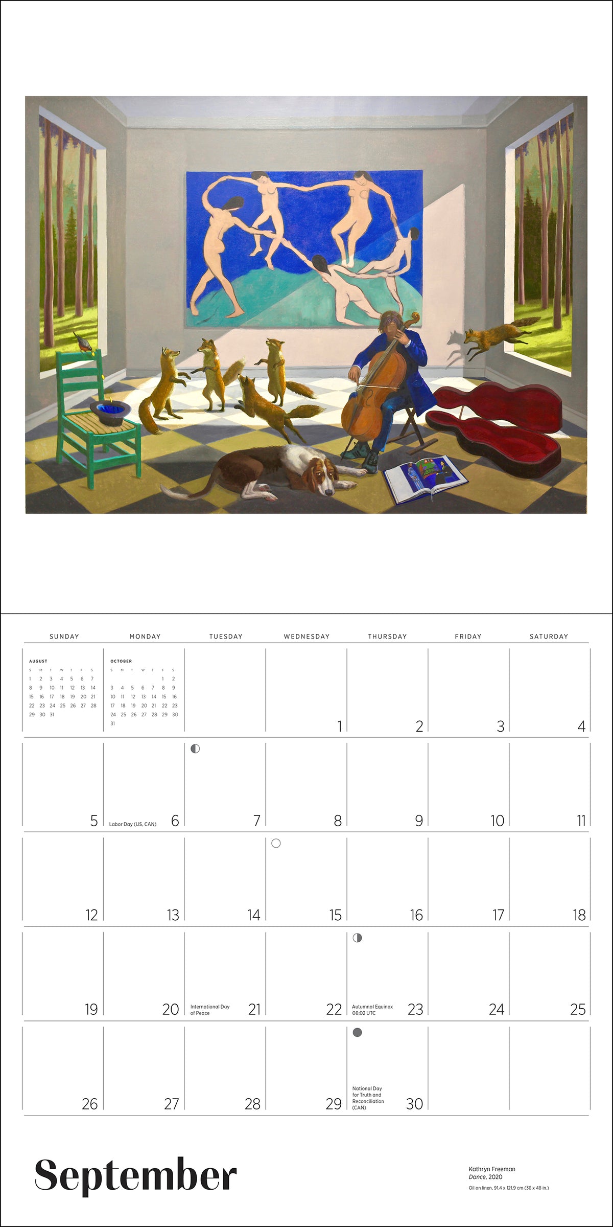 Kathryn Freeman: Daydreams 2027 Wall Calendar_Interior_3