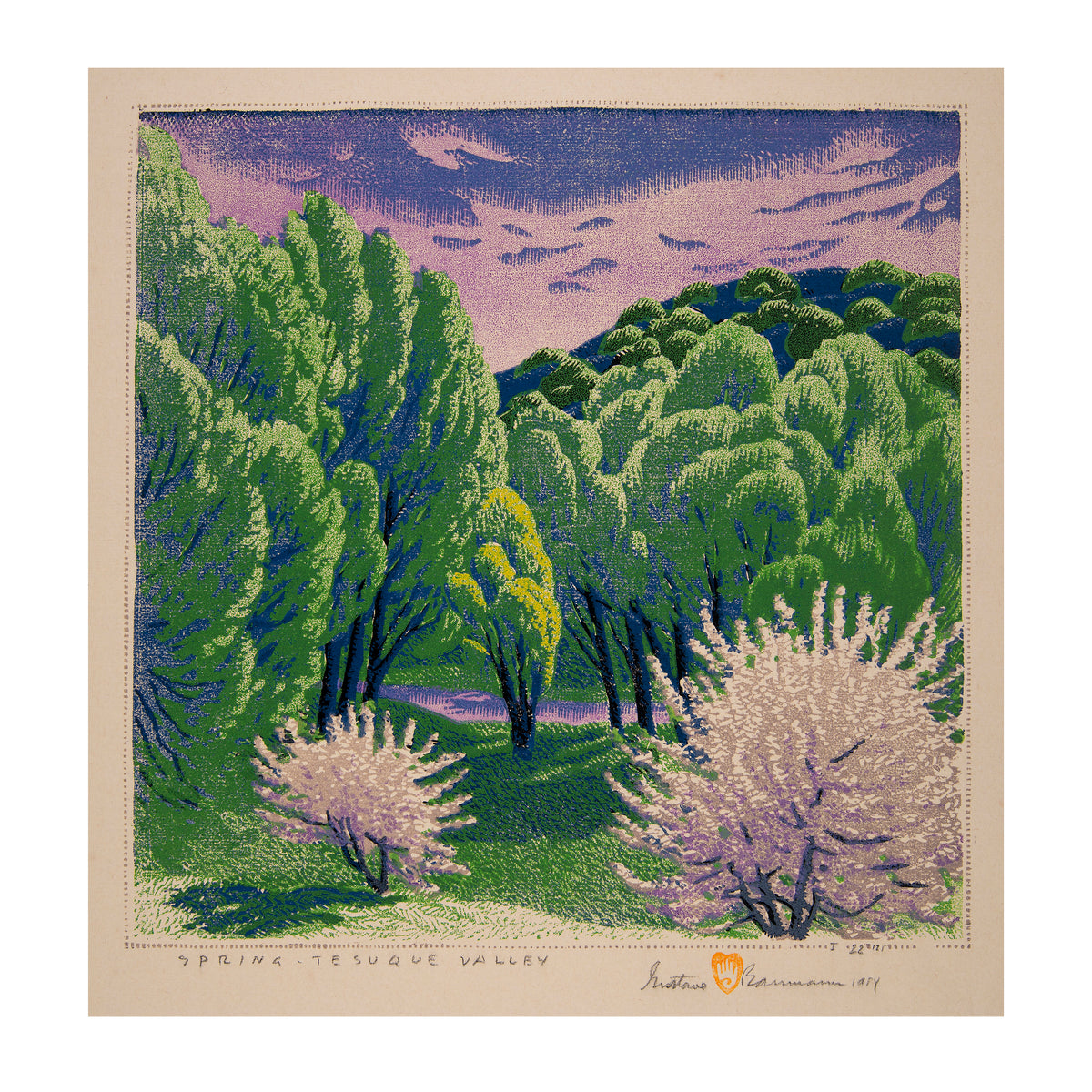 A Small, Untroubled World: The Art of Gustave Baumann 2027 Wall Calendar_Zoom