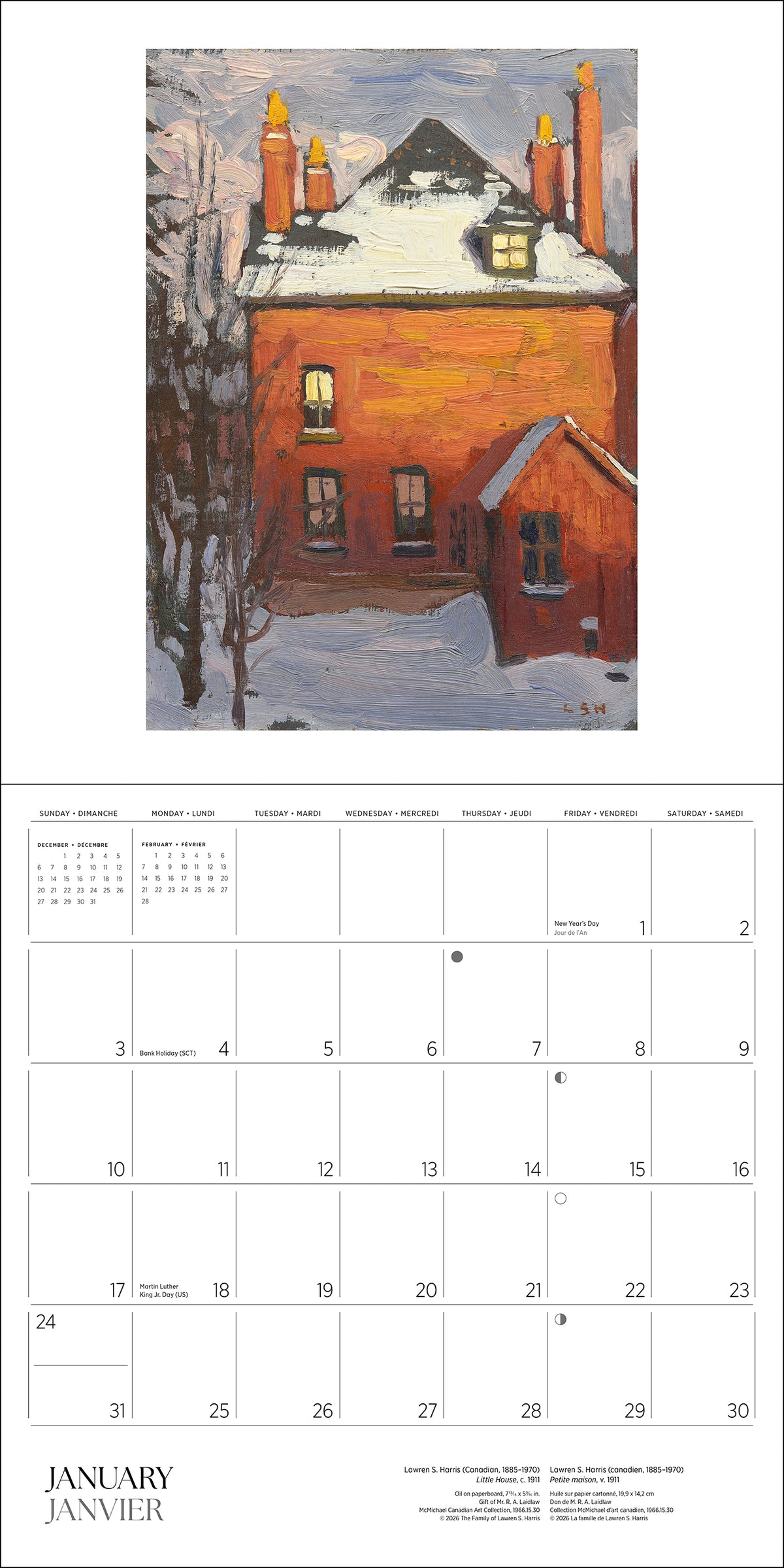 Lawren S. Harris 2027 Wall Calendar_Interior_1