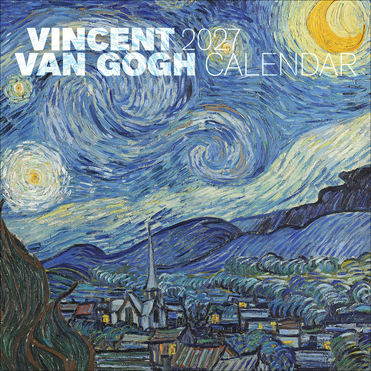 Vincent van Gogh 2027 Wall Calendar_Front_Flat