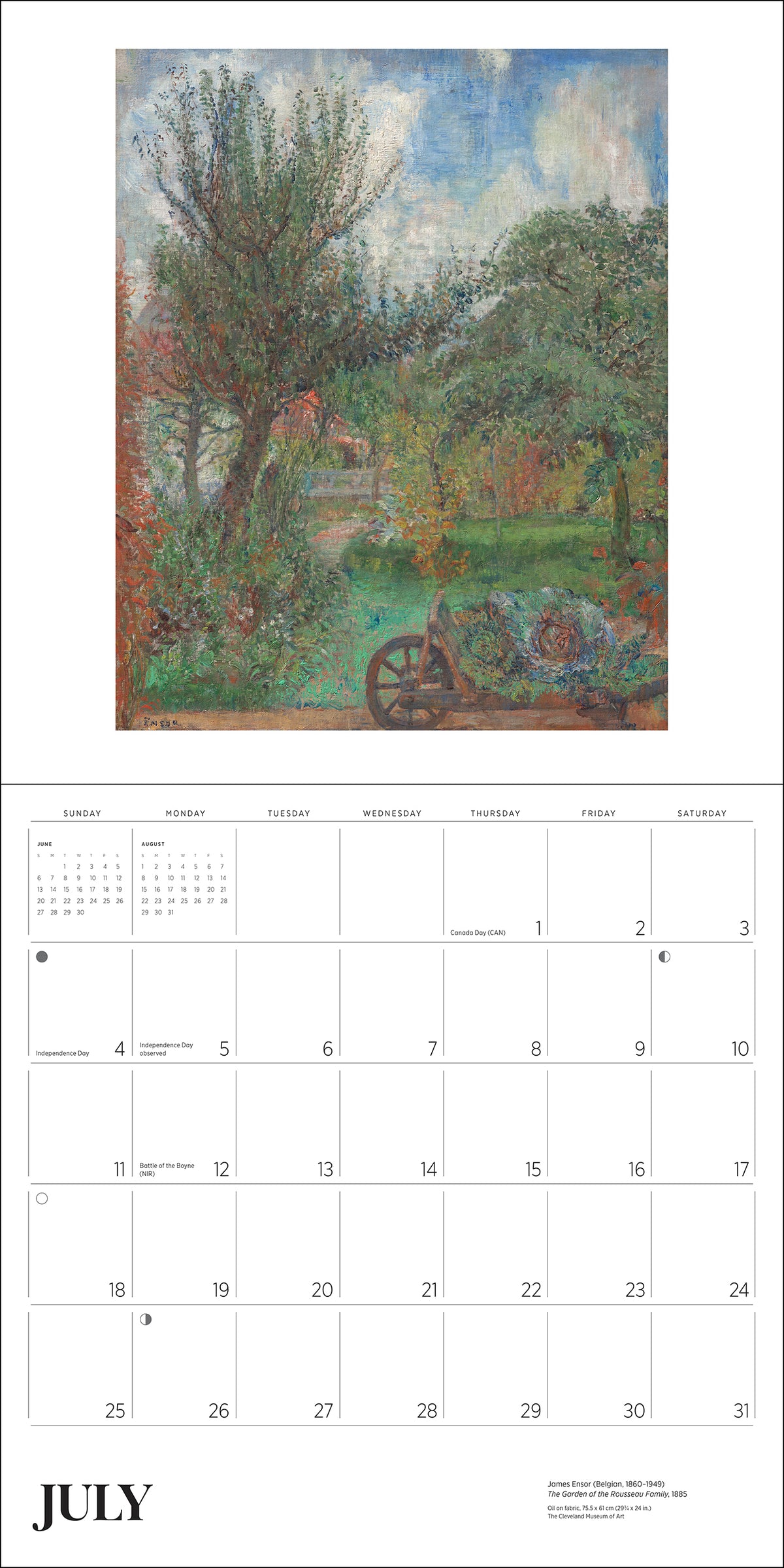 Gardens of the Impressionists 2027 Wall Calendar_Interior_4