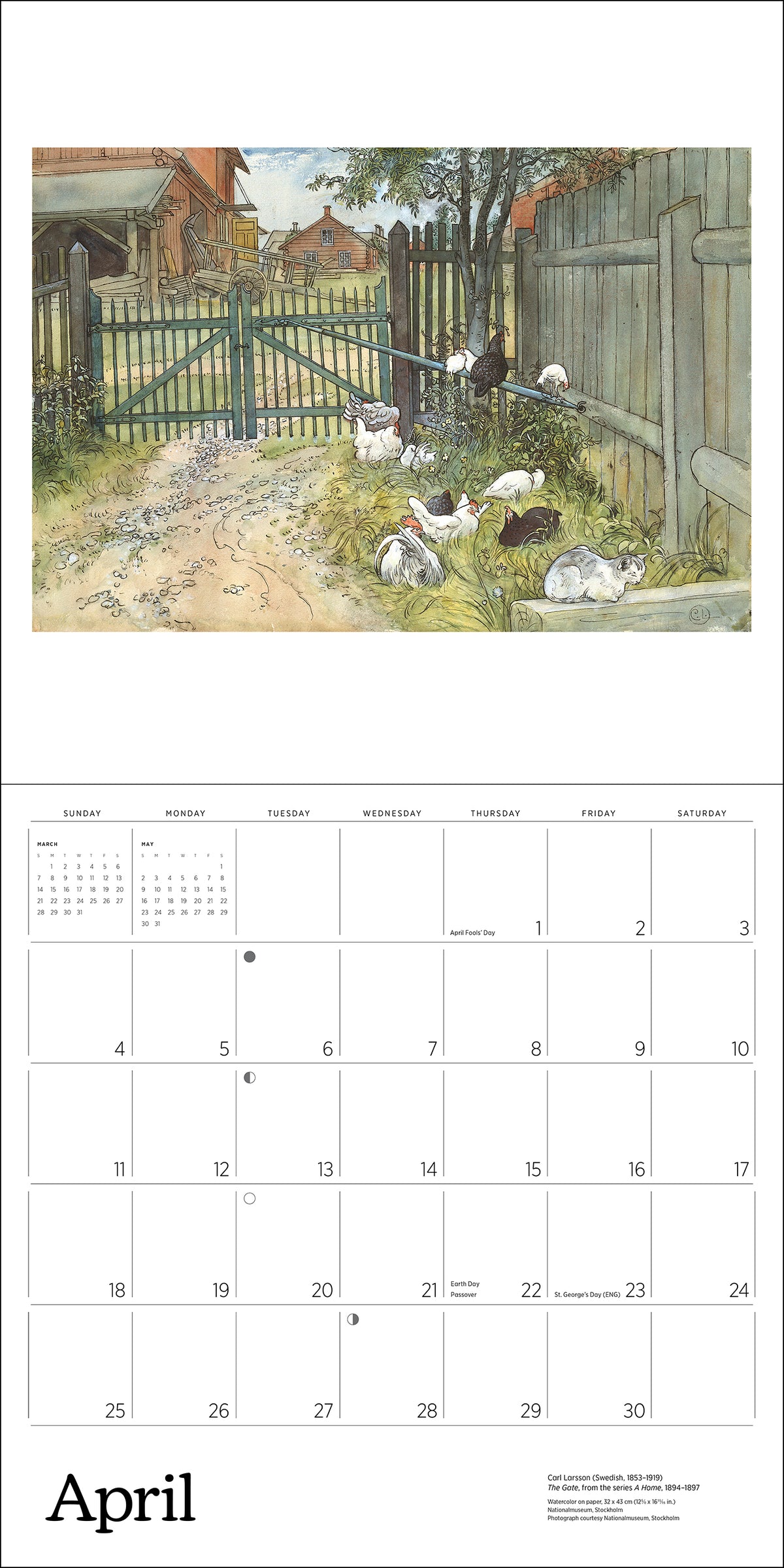 Carl Larsson 2027 Wall Calendar_Interior_3