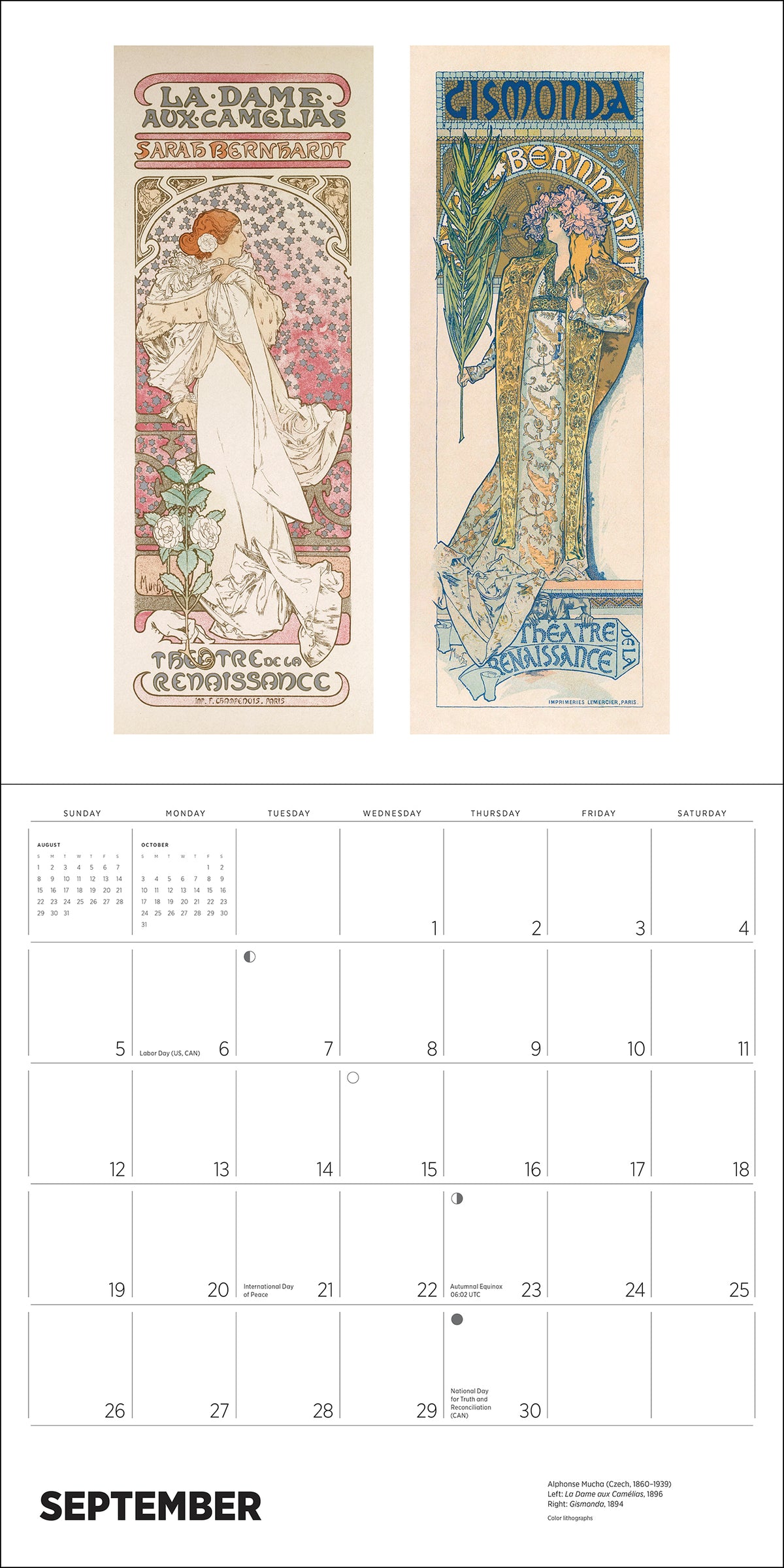 Alphonse Mucha 2027 Wall Calendar_Interior_5