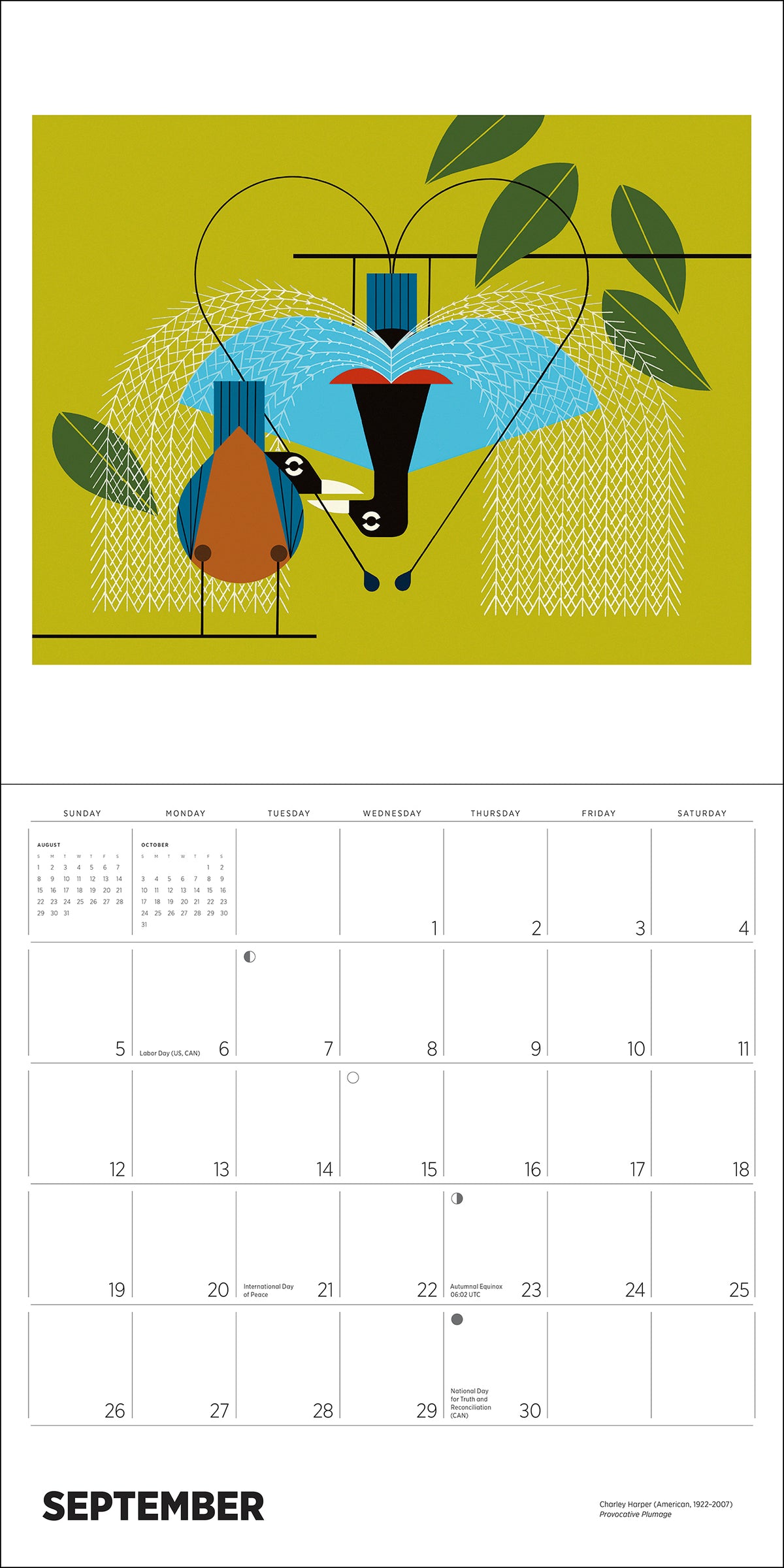 Charley Harper 2027 Wall Calendar_Interior_2