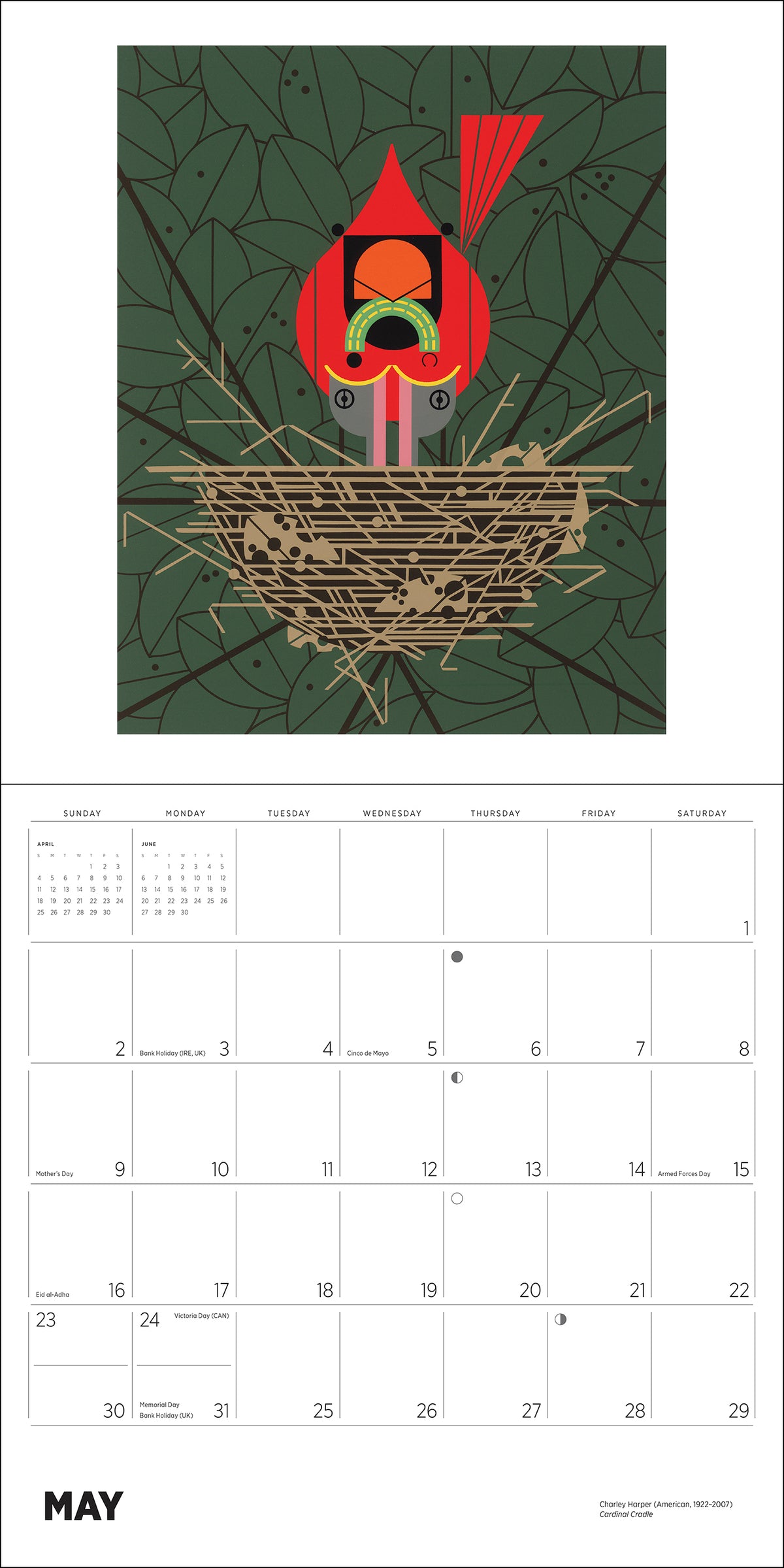 Charley Harper 2027 Wall Calendar_Interior_4
