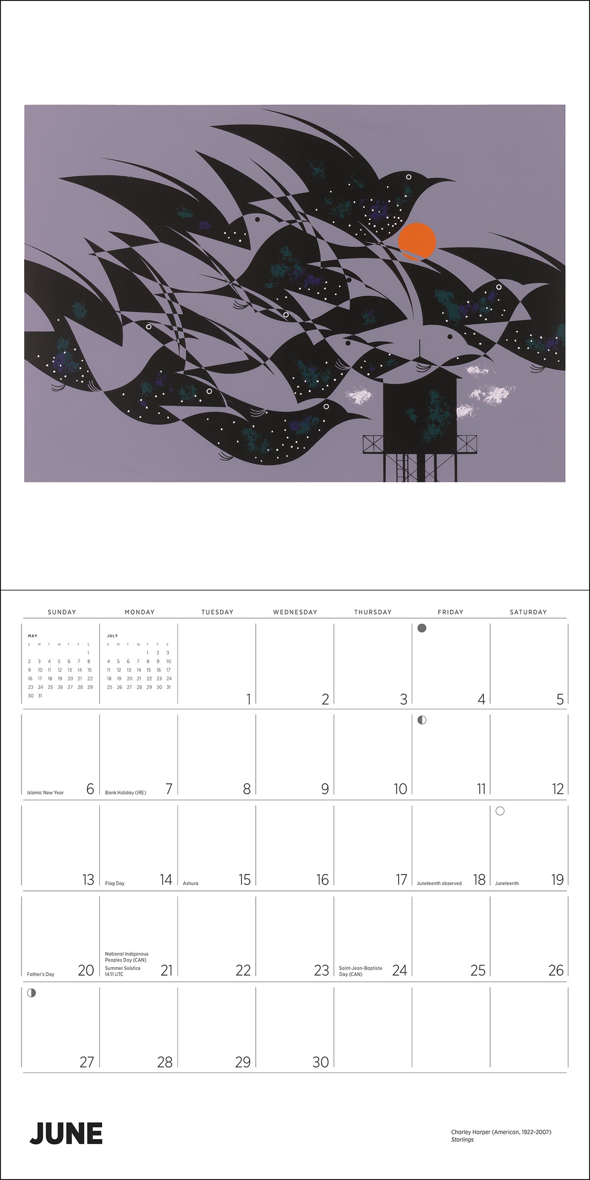 Charley Harper 2027 Wall Calendar_Interior_5