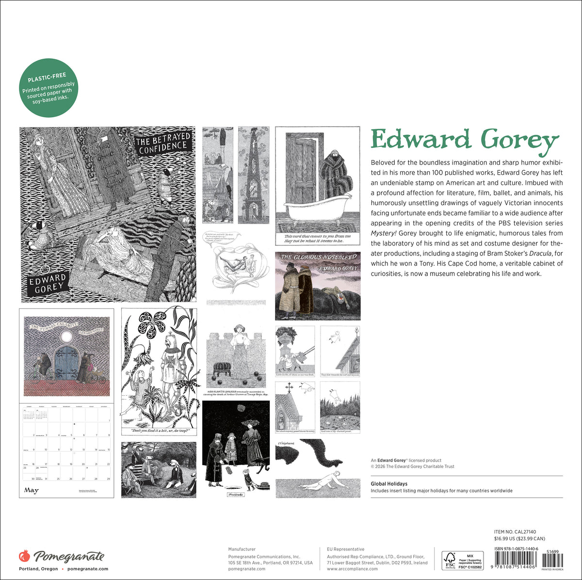 Edward Gorey 2027 Wall Calendar_Back_Multipiece