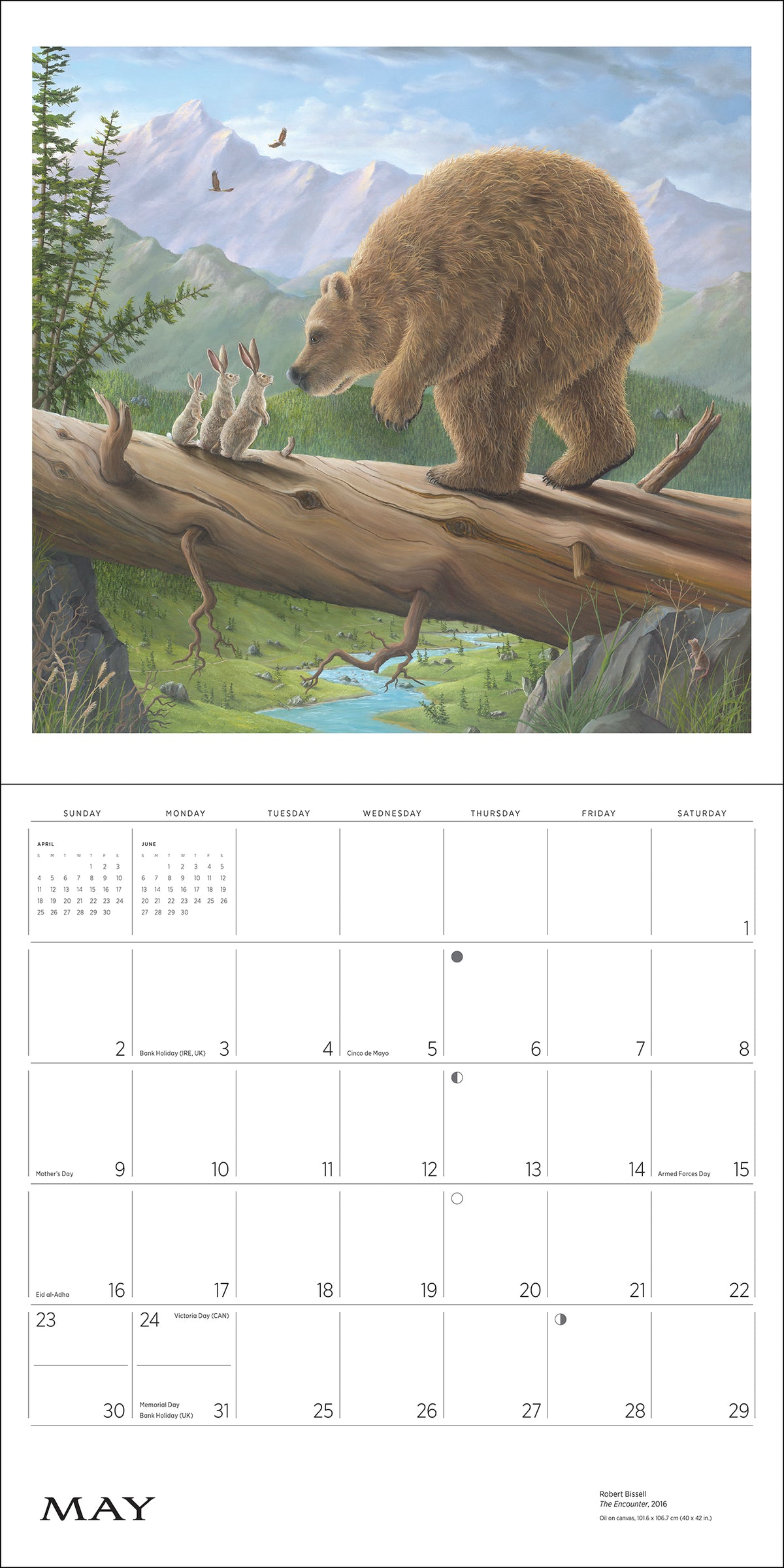 Spirit: The Paintings of Robert Bissell 2027 Wall Calendar_Interior_2