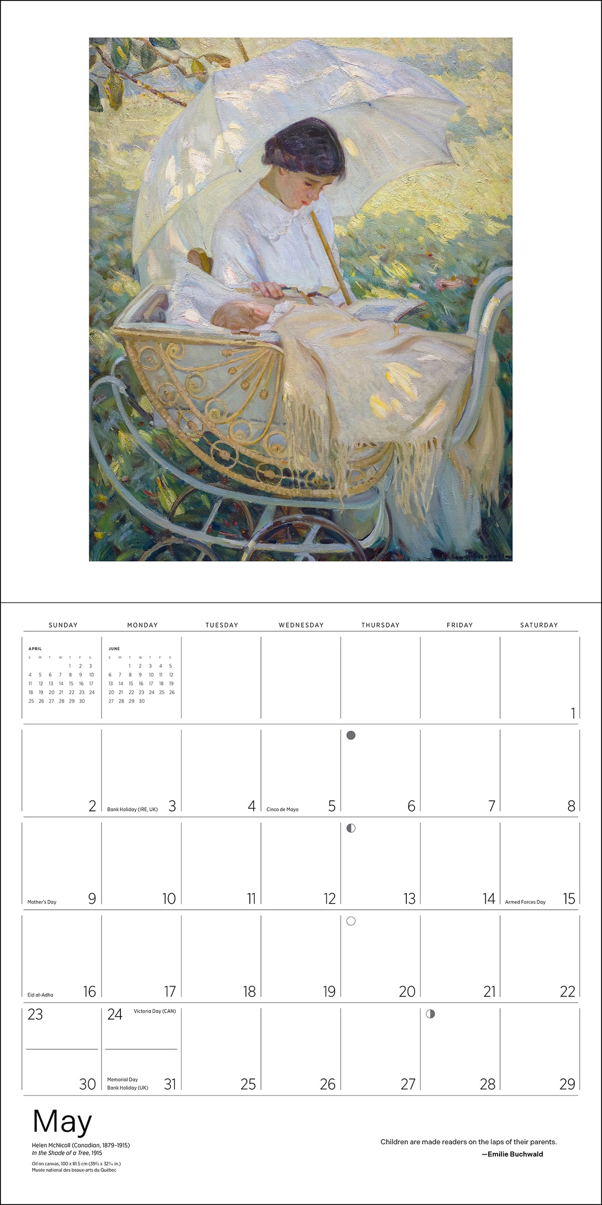 The Reading Woman 2027 Wall Calendar_Interior_5