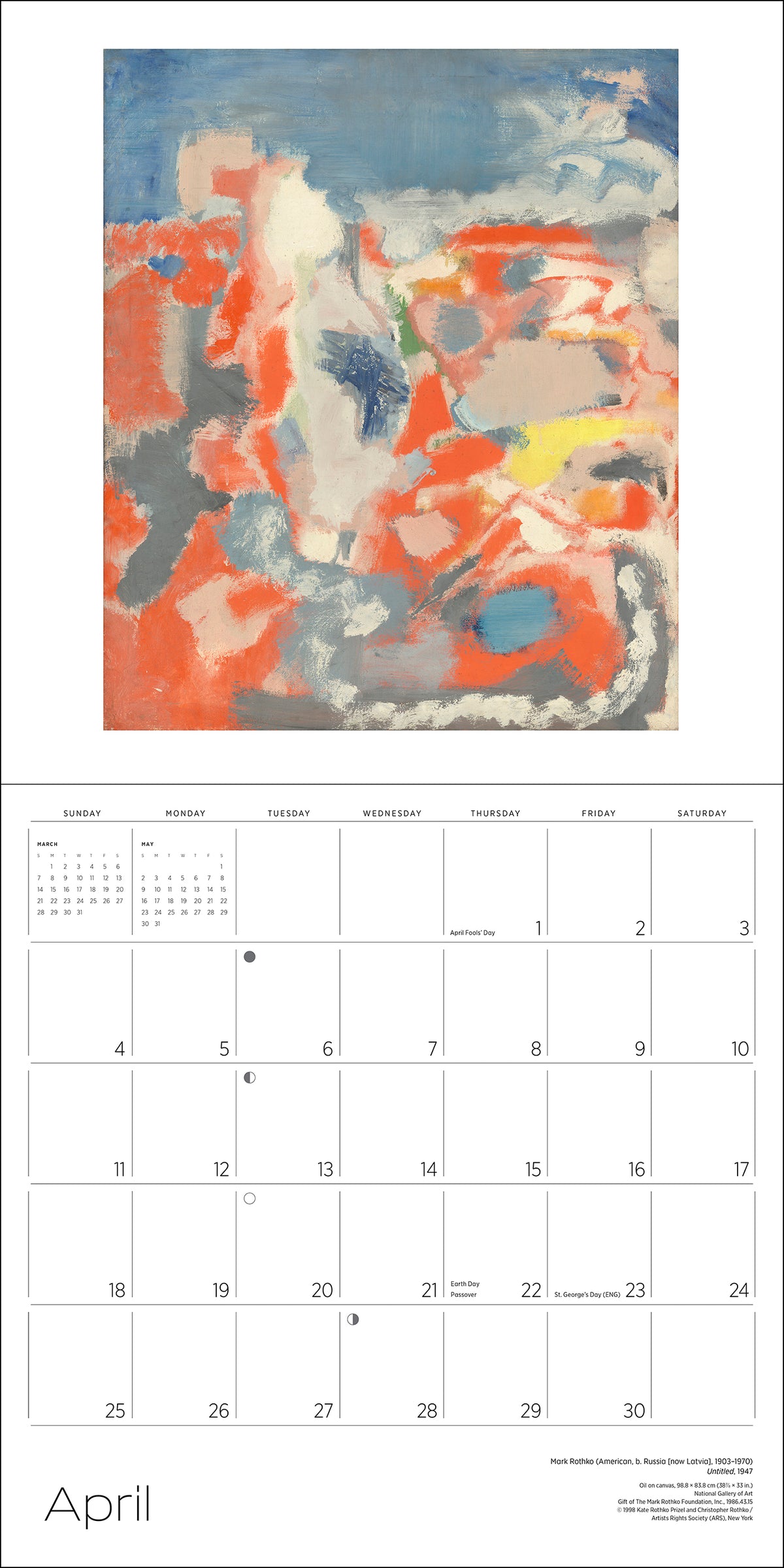 Rothko 2027 Wall Calendar_Interior_4
