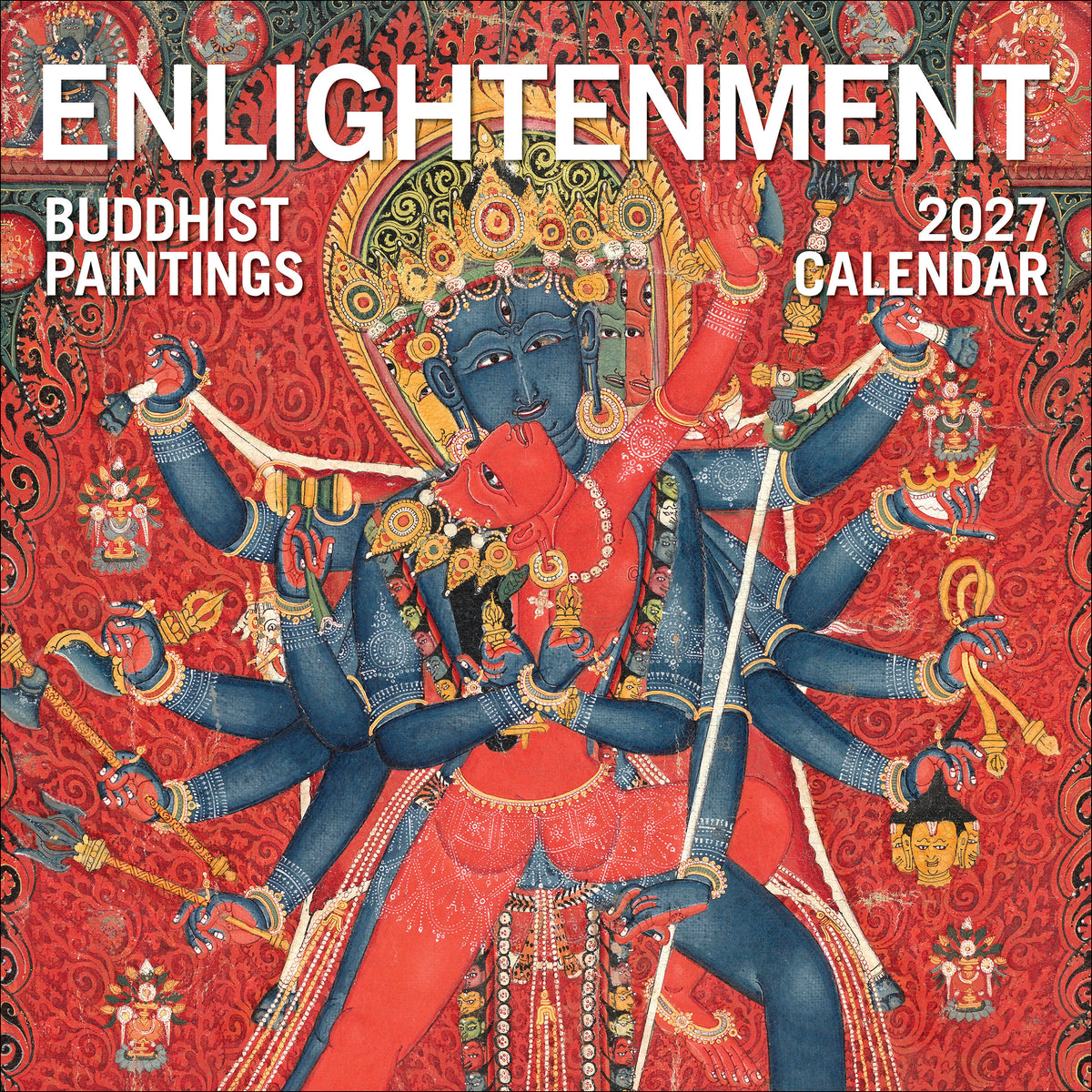 Enlightenment: Buddhist Paintings 2027 Wall Calendar_Front_Flat