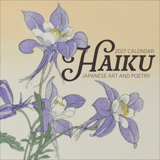 Haiku: Japanese Art and Poetry 2027 Wall Calendar_Front_Flat