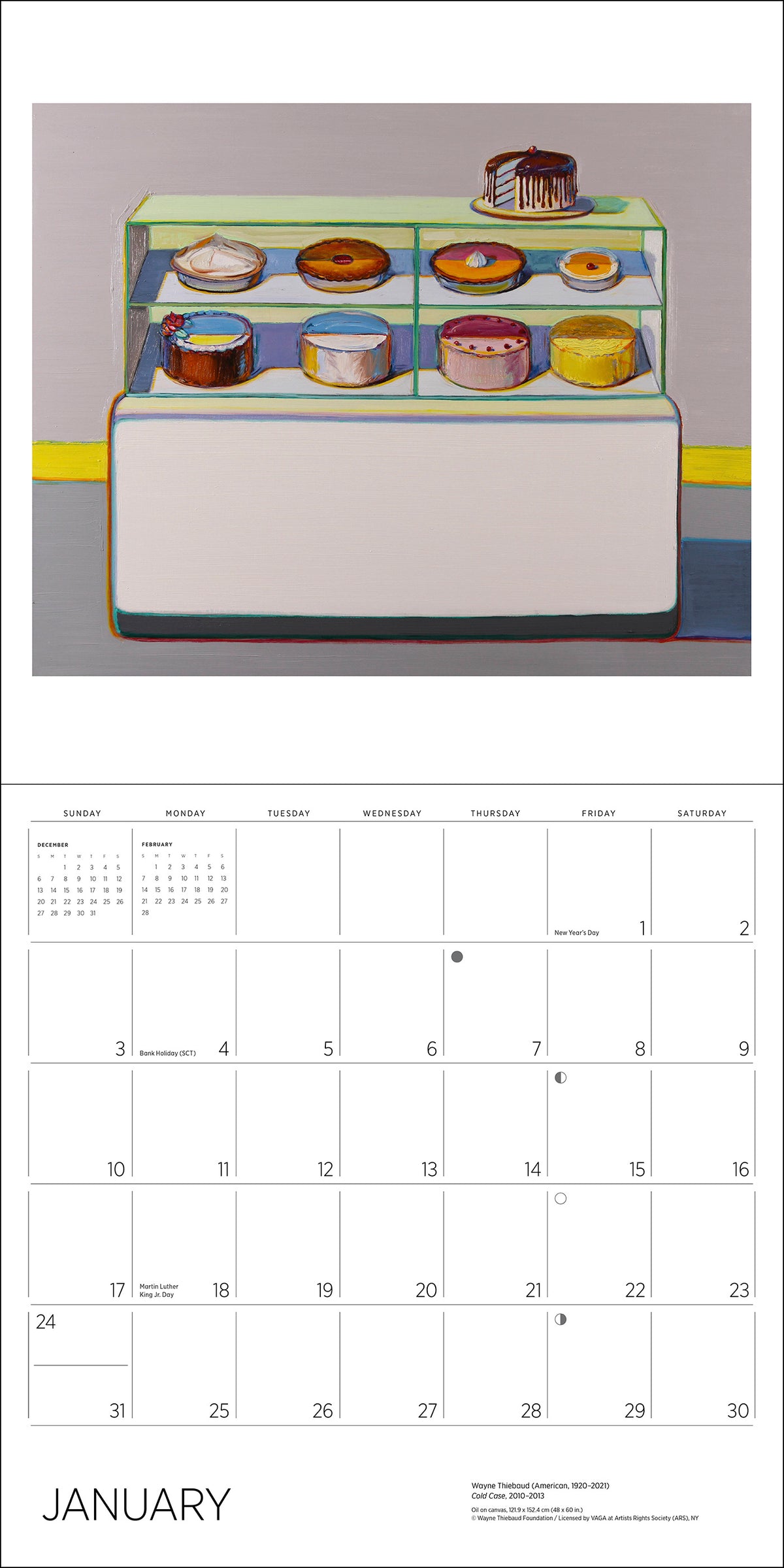 Wayne Thiebaud 2027 Wall Calendar_Interior_1