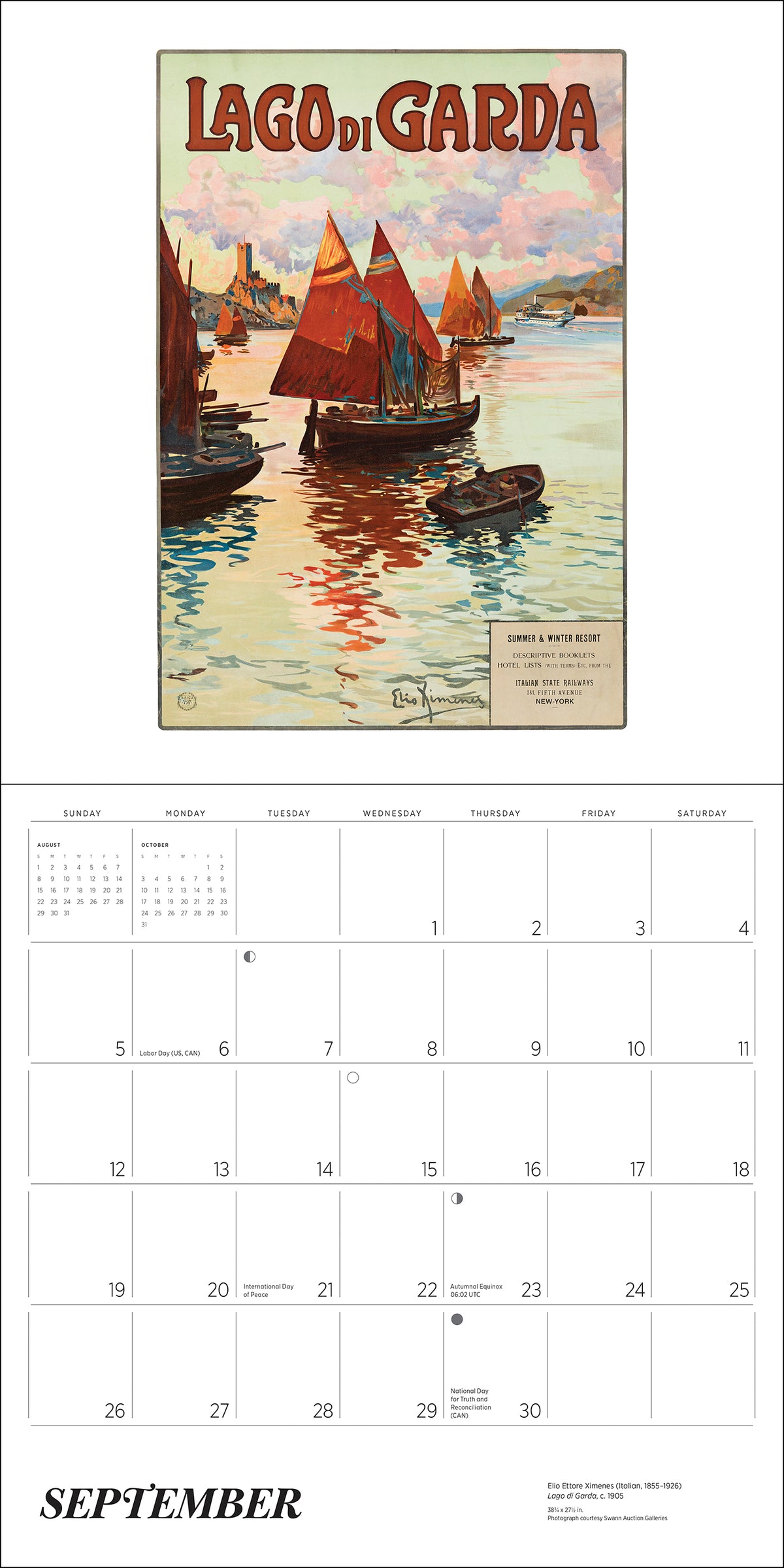 Italy: Vintage Travel Posters 2027 Wall Calendar_Interior_4