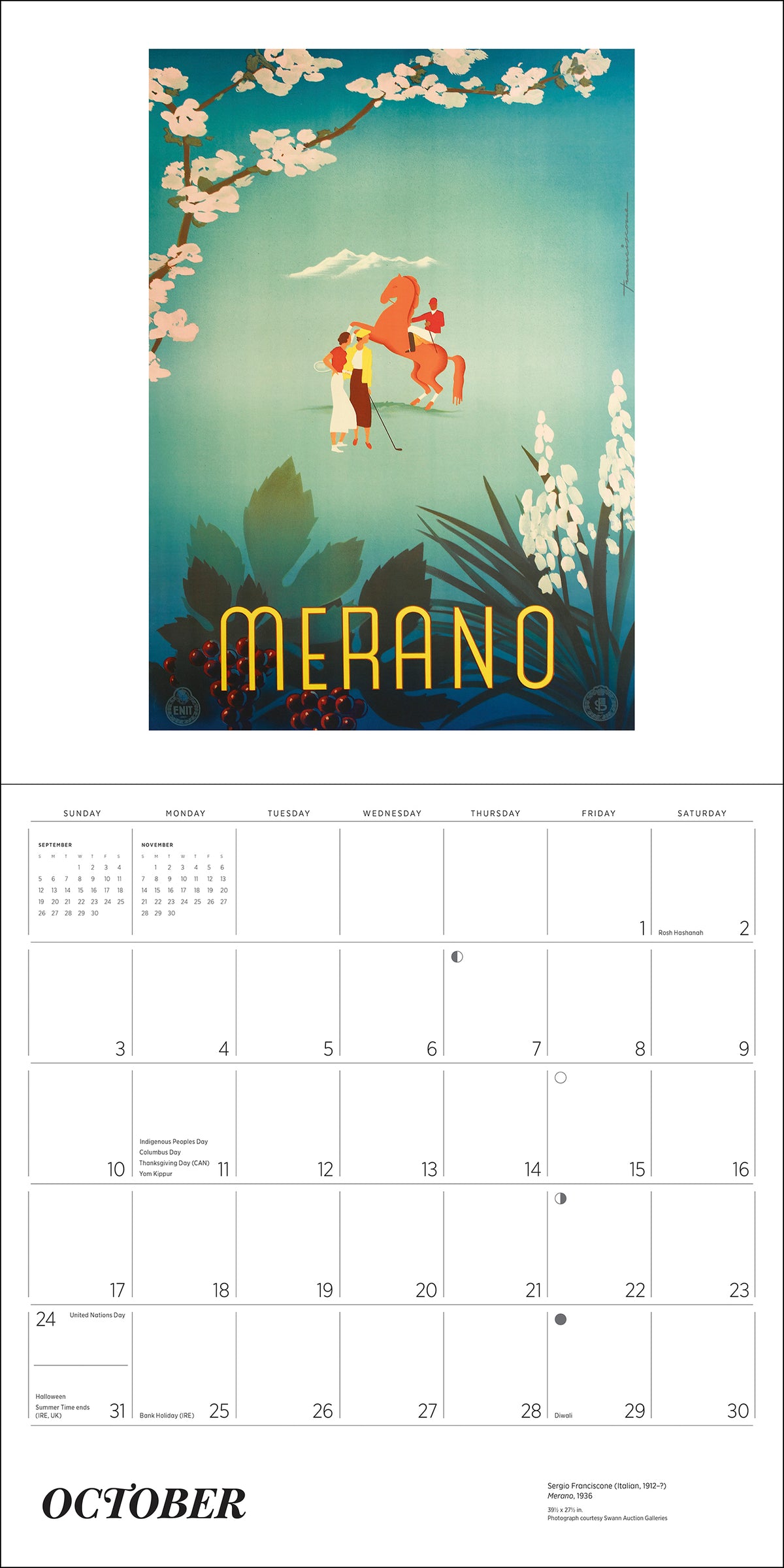 Italy: Vintage Travel Posters 2027 Wall Calendar_Interior_5