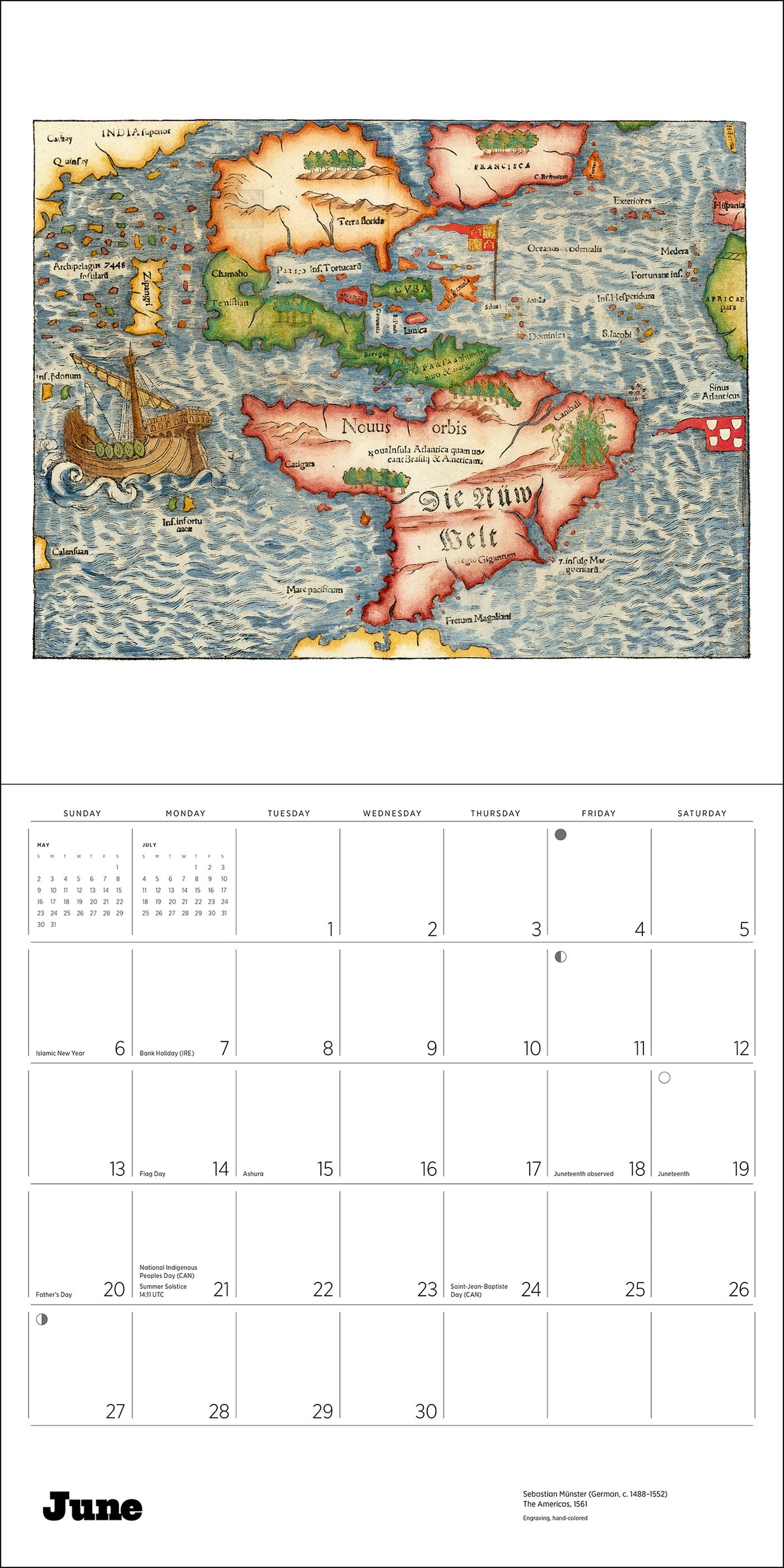 Antique Maps 2027 Wall Calendar_Interior_5