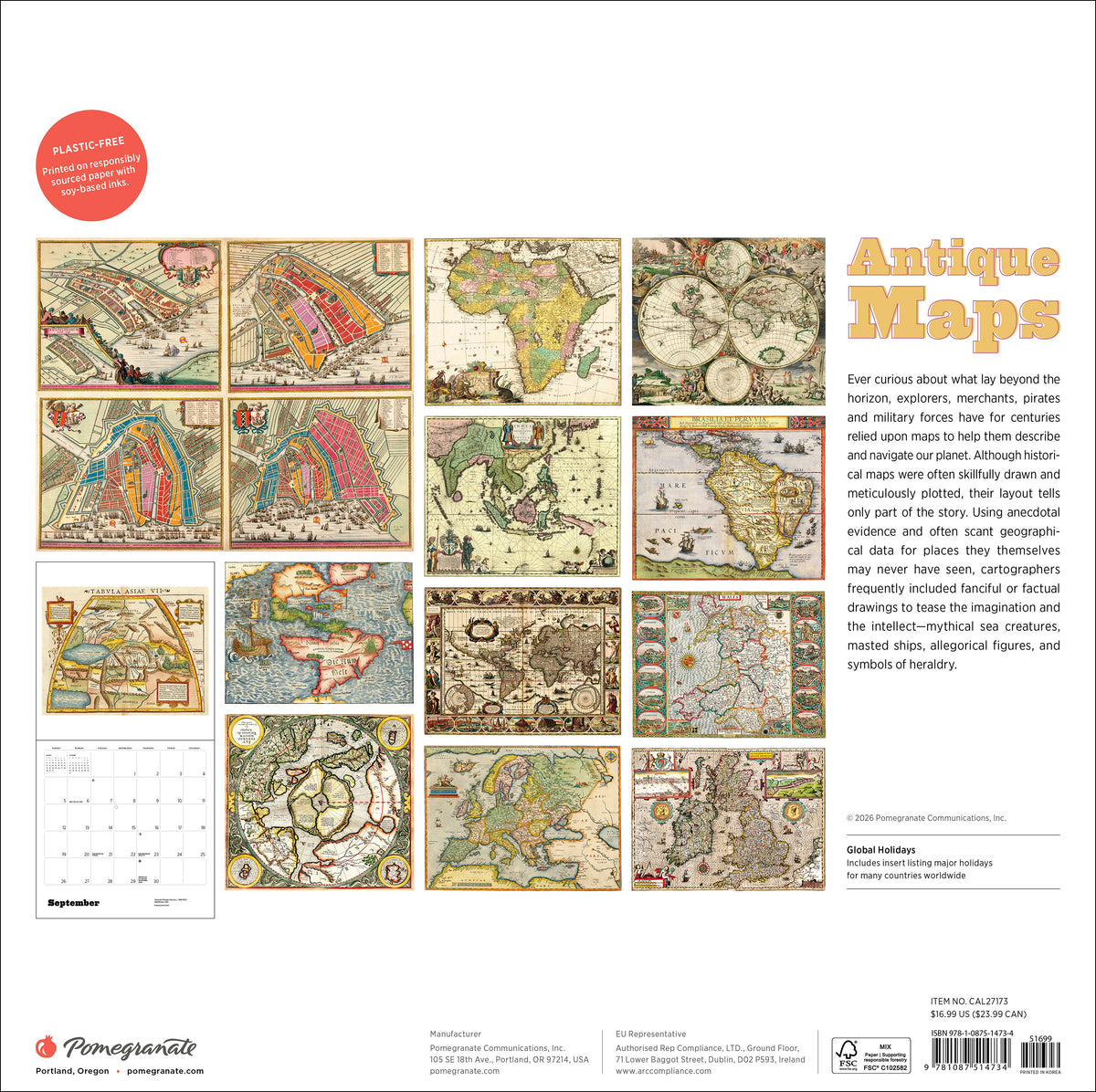 Antique Maps 2027 Wall Calendar_Back_Multipiece