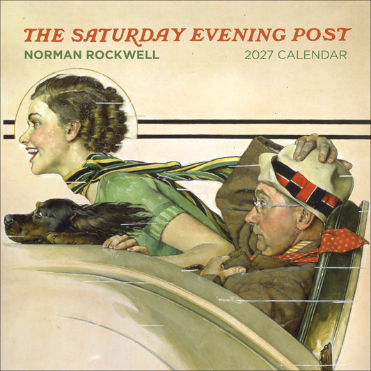 Norman Rockwell: The Saturday Evening Post 2027 Wall Calendar_Front_Flat