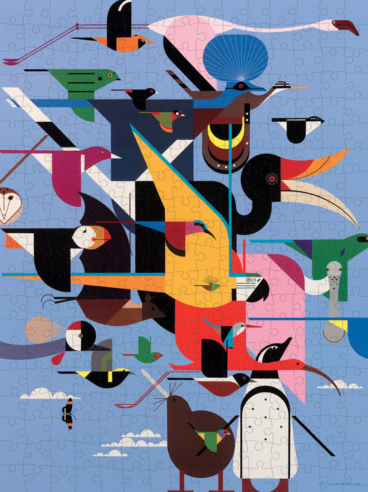 Charley Harper: Wings of the World 300-piece Jigsaw Puzzle_Primary